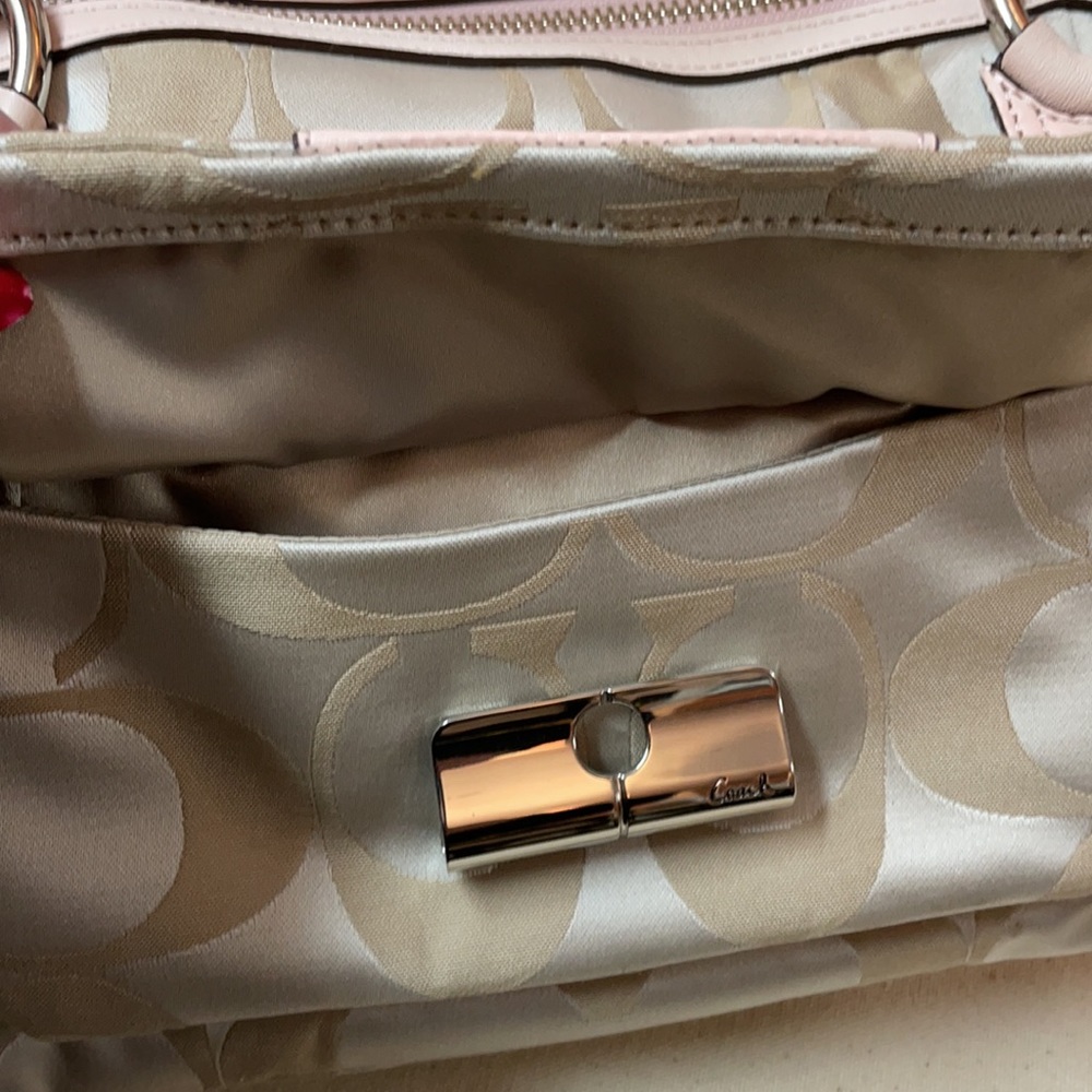 Coach Kristin Signature double zip satchel - Picture 6 of 9
